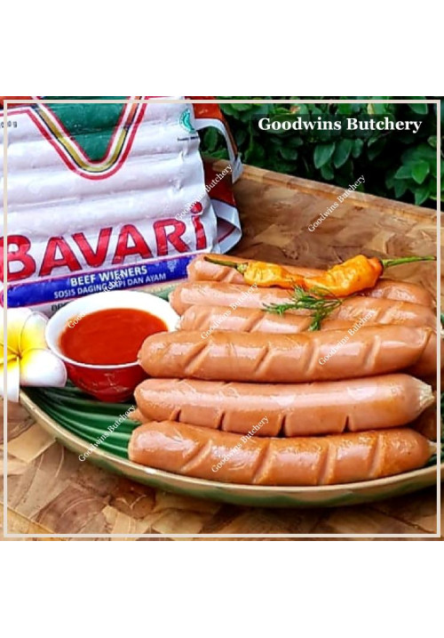 Bavari sausage WIENERS beef & chicken 5" 13cm 25pcs 1kg